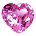 0.81 Sapphire Medium Pink Heart Cut