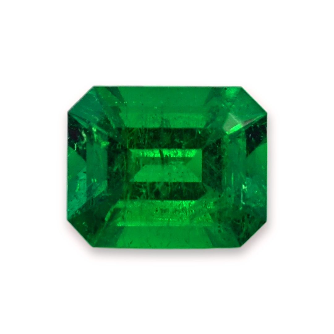 1.66 Emerald Green Emerald Cut