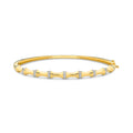 18ct Yellow Gold 0.34ct Diamond Bangle
