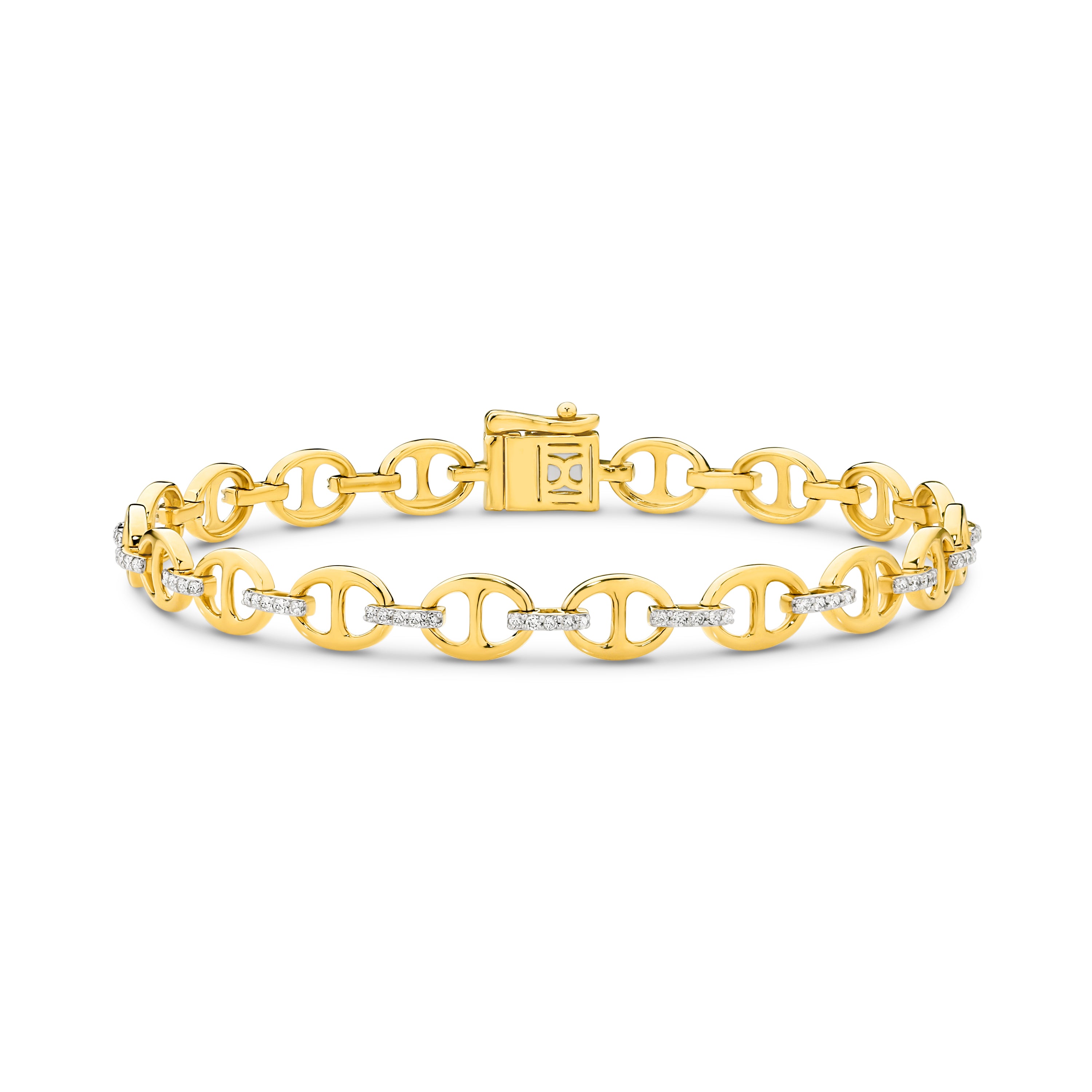 18ct Yellow Gold 0.50ct Diamond Bracelet