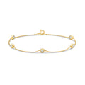 18ct Yellow Gold Two-sided 0.15ct Diamond Bezel Bracelet