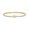 18ct Yellow Gold 2.00ct Diamond Tennis Bracelet