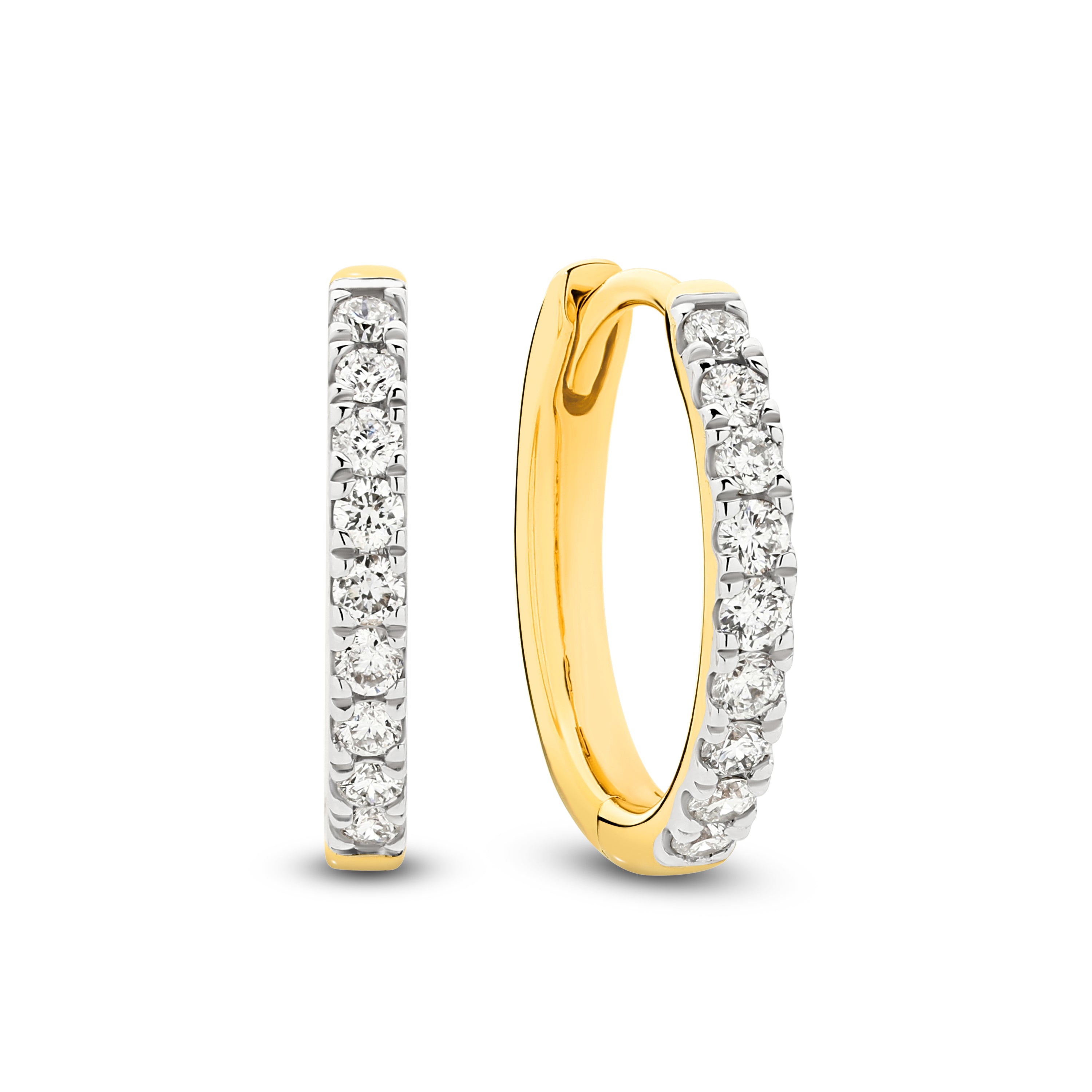18ct Yellow Gold 0.30ct Diamond Earrings