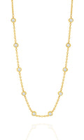 18ct Yellow Gold 0.60ct Diamond Necklace