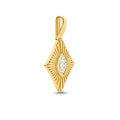 9ct Yellow Gold 0.11ct Diamond Pendant
