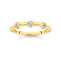 9ct Yellow Gold 0.12ct Diamond Ring