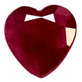 1.09 Ruby Medium Red Heart Cut